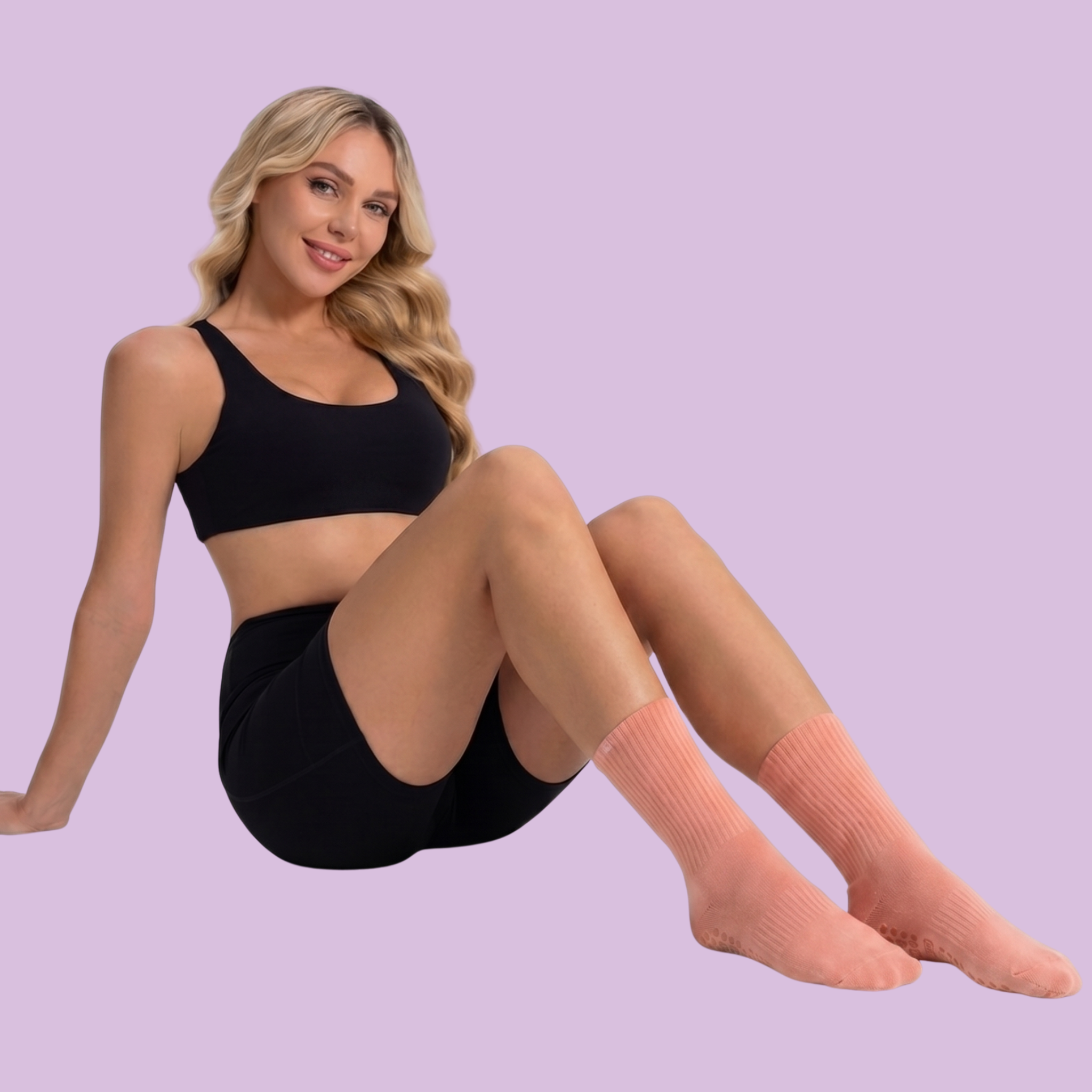 Lot de 3 Chaussettes Antidérapantes